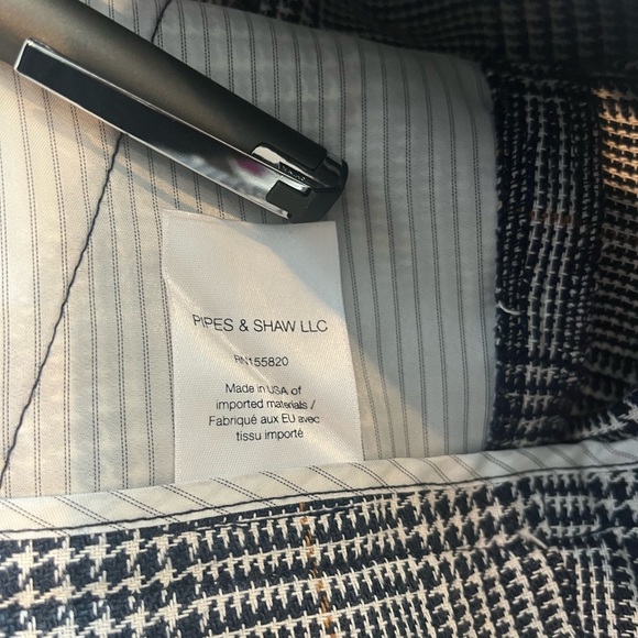 Veronica Beard Gemini Check Crop Pants - Picture 4 of 7